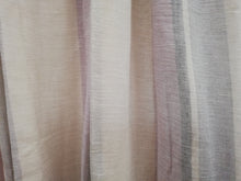 Load image into Gallery viewer, Pale lilac &amp; cream voile,SINGLE, lined &amp; I/L, 3507i
