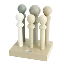Load image into Gallery viewer, 50mm Honister Wooden Curtain Pole Set - Choice of Finishes &amp; Lengths
