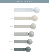 Load image into Gallery viewer, System 30 Straight Metal Track (Square) - Choice of Finishes &amp; Finials - 3.6m
