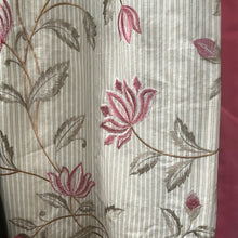 Load image into Gallery viewer, White with embroidered pink/green florals Lined &amp; I/L 3424
