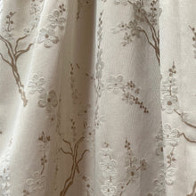 Load image into Gallery viewer, Beige with cream/beige blossom design. Lined 3436D
