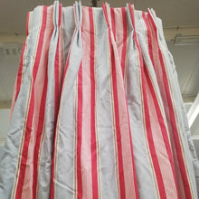Load image into Gallery viewer, Jane Churchill Weston sripe, Red &amp; blue stripe, lined &amp; I/L , 3507b
