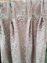 Load image into Gallery viewer, Pale pink with embroidered pussy willow design,B/O lined, 3771
