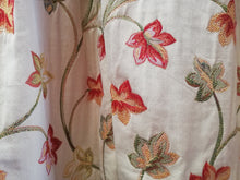 Load image into Gallery viewer, Beige with red &amp; gold florals, lined, 3539a
