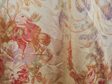 Load image into Gallery viewer, Beige with peach floral design, lined and I/L, 3552a
