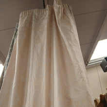 Load image into Gallery viewer, Cream with lighter cream florals, lined, 3614b
