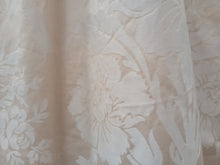 Load image into Gallery viewer, Cream with lighter cream florals, lined, 3614b
