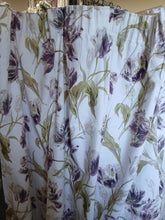Load image into Gallery viewer, Laura Ashley white with purple flowers, lined, 3634a
