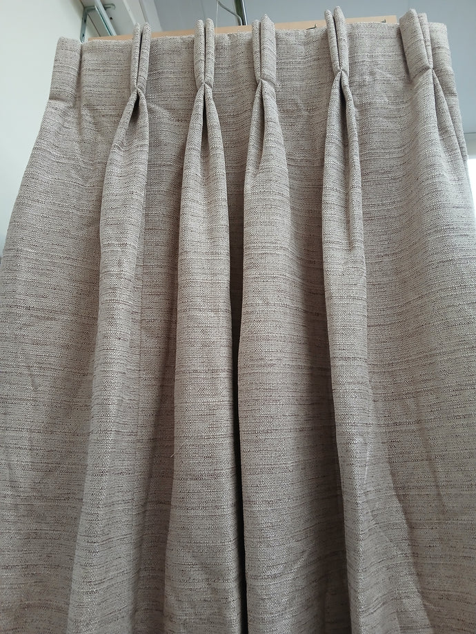 Plain Oatmeal weave, lined & I/L, 3639