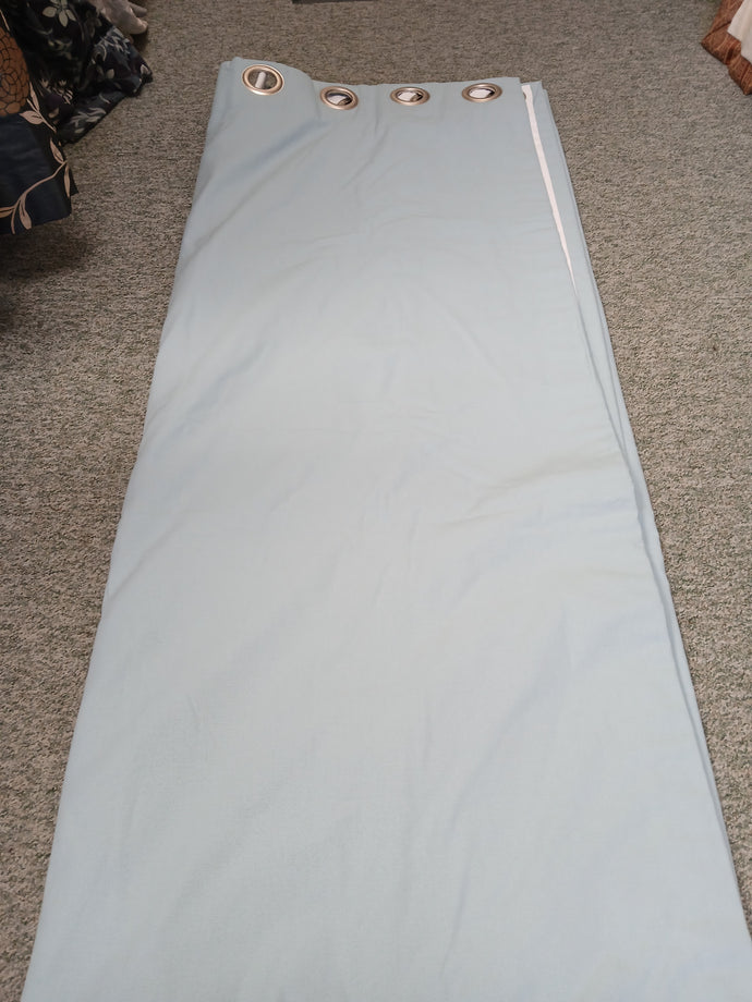 Plain pale blue, lined & I/L, 3644b