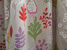 Load image into Gallery viewer, Harlequin Beige background with multi coloured leaves, lined &amp; I/L, 3645
