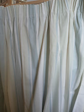 Load image into Gallery viewer, White, beige &amp; duck egg stripe, lined, 3655c
