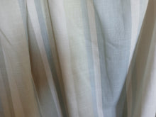 Load image into Gallery viewer, White, beige &amp; duck egg stripe, lined, 3655c
