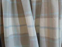 Load image into Gallery viewer, Cream &amp; blue check, lined, 3665h
