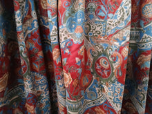 Load image into Gallery viewer, Burgundy, blue &amp; green design, lined, 3671.
