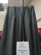 Load image into Gallery viewer, Grey wool with thin white stripe, lined &amp; I/L, 3708

