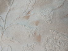 Load image into Gallery viewer, Cream Crewel work, lined , 3714a
