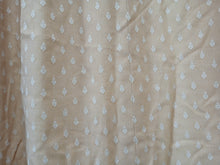 Load image into Gallery viewer, Beige herringbone with small cream leaf design, lined &amp; I/L, 3715a
