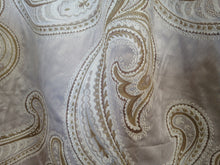 Load image into Gallery viewer, Pale lilac background with beige Paisley design, lined, 3744
