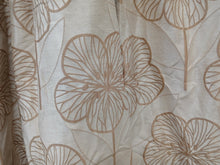 Load image into Gallery viewer, Beige with darker flower design, B/O lined, 3745a
