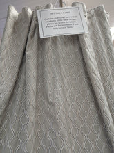 Load image into Gallery viewer, Grey with white &amp; darker grey embriodered design, B/O lined, 3749b

