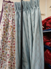 Load image into Gallery viewer, Teal &amp; taupe textured design, wide leading edge, lined, 3755a
