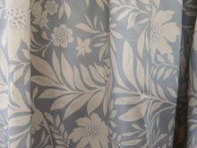 Load image into Gallery viewer, Light blue b/g with cream leaf pattern, lined, 3766e

