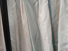 Load image into Gallery viewer, Green &amp; Cream stripe, B/O lined, 3766h
