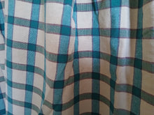 Load image into Gallery viewer, Green &amp; cream check, lined, 3722f
