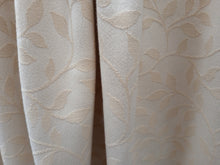 Load image into Gallery viewer, Beige self pattern leaf design, lined, 3776a
