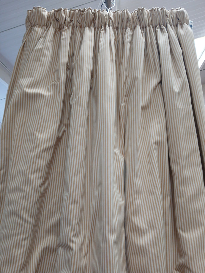 Beige stripe, lined & I/L, 3783b