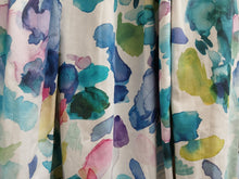Load image into Gallery viewer, White b/g with pink, blue &amp; green design, lined, 3784b
