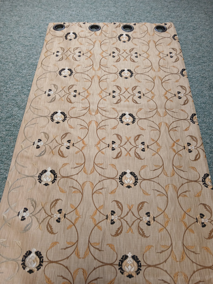 Gold & black design, lined,SINGLE 3788d