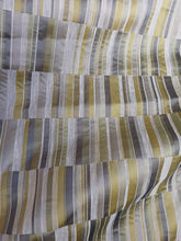 Load image into Gallery viewer, Romo, green &amp; beige horizontal stripe, lined &amp; I/L, 3789e
