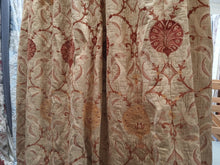 Load image into Gallery viewer, Gold with red &amp; gold design, lined &amp; I/L, 3816
