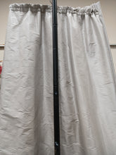 Load image into Gallery viewer, Pale grey plain satin, lined &amp; I/L, SINGLE, 3819b
