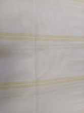 Load image into Gallery viewer, Cream Voile with green stripe, 3828
