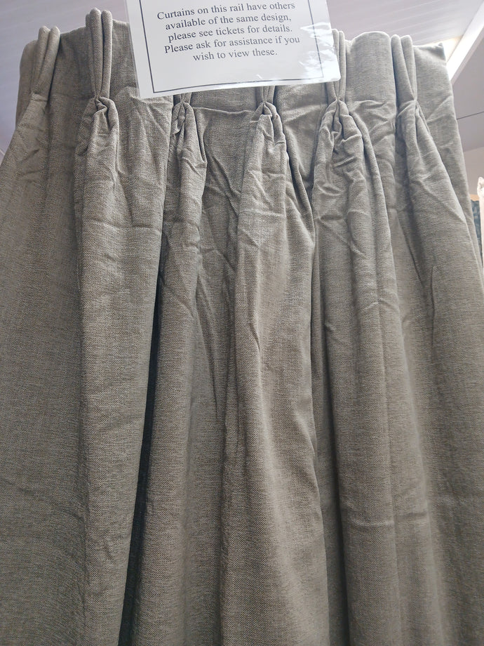 Plain textured sage green, lined & I/L, 3849d