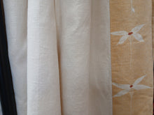 Load image into Gallery viewer, Plain cream with yellow floral L/E, lined,3850
