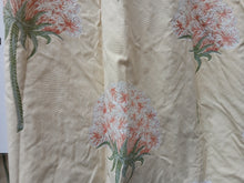 Load image into Gallery viewer, Cream b/g with pink seed heads,lined &amp; I/L, SINGLE, 3852a
