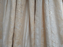 Load image into Gallery viewer, Cream/beige stripe/self pattern, lined &amp; I/L, 3861a

