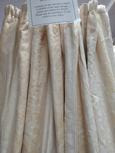 Load image into Gallery viewer, Cream/beige stripe/self pattern, lined &amp; I/L, 3861a
