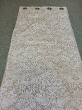 Load image into Gallery viewer, Beige &amp; cream florals/birds, lined, 3866c
