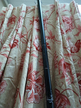 Load image into Gallery viewer, Beige b/g with red oriental rooster,B/O lined &amp; I/L, SINGLE,3868a
