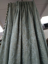 Load image into Gallery viewer, Green damask self pattern, lined &amp; I/L 3868b
