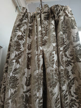 Load image into Gallery viewer, Beige with darker velvet embossed design, lined,3875
