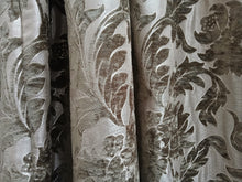 Load image into Gallery viewer, Beige with darker velvet embossed design, lined,3875
