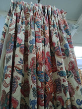 Load image into Gallery viewer, Beige with red &amp; green flowers and leaves, lined &amp; I/L, 3876d
