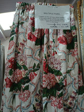 Load image into Gallery viewer, White glazed cotton with pink flowers, lined &amp; I/L, 3877bc
