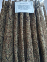 Load image into Gallery viewer, Dark beige with burgundy tree design.SINGLE Lined &amp; I/L, 3880b
